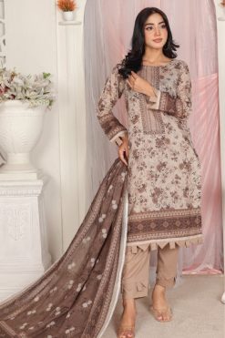 AYRA Chamki Lawn 3PC Suit – Eid 2025 Wholesale at Shahbaz Fabrics