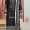 AYRA Chamki Lawn 3PC Suit Vol 2K25 – Eid 2025 festive wear with chamki shirt, dupatta, and airjet trouser – Shahbaz Fabrics.