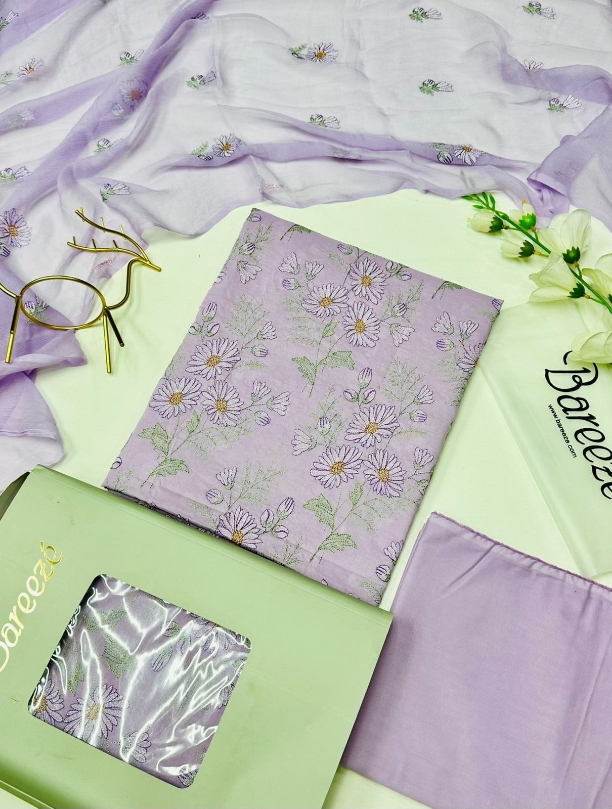 Breeze Emb 3pc Lawn Eid Collection Wholesale