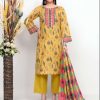 Bronze by Shama 3PC Lawn Suit with Voile Dupatta – Eid 2025 Wholesale