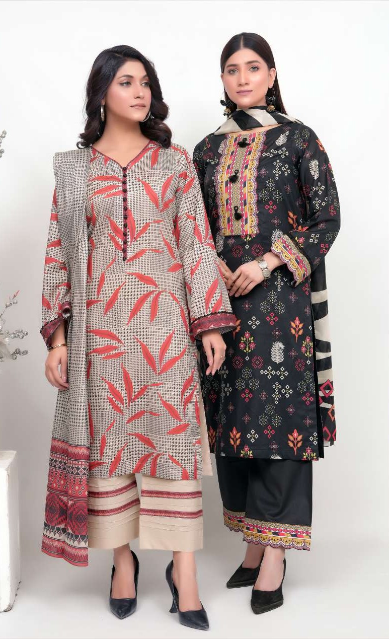 Bronze by Shama 3PC Lawn Suit with Voile Dupatta – Eid 2025 Wholesale