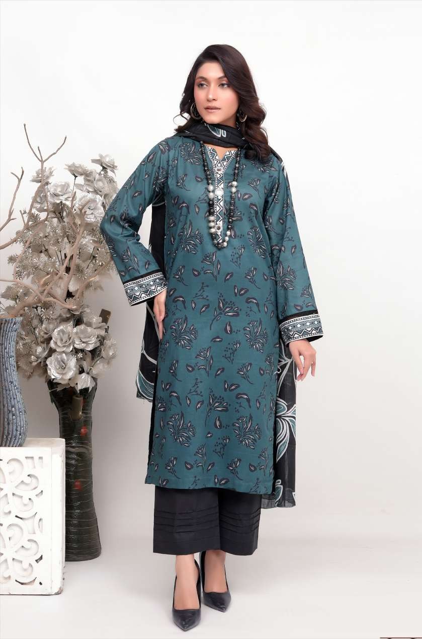 Bronze by Shama 3PC Lawn Suit with Voile Dupatta – Eid 2025 Wholesale