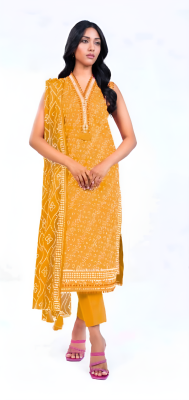 Motifz Bana Dora Lawn 3PC Printed Suit Vol 2K25 – Includes printed shirt, matching dupatta, and dyed Airjet trouser – Eid 2025 collection by Shahbaz Fabrics