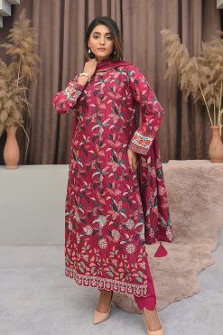 Azura Rod Emb Shiflee 3PC Wholesale Lawn Suits