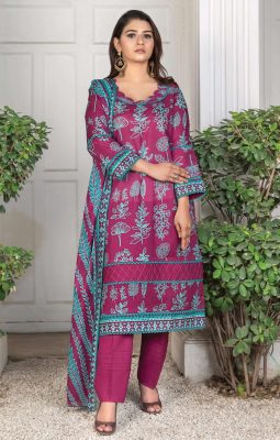 Desire by Pretty Robe 3PC Printed Lawn Suit Vol 2K25 – Unstitched Wholesale Lawn at Shahbaz Fabric Store