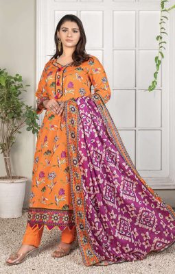 Desire by Pretty Robe 3PC Printed Lawn Suit Vol 2K25 – Unstitched Wholesale Lawn at Shahbaz Fabric Store