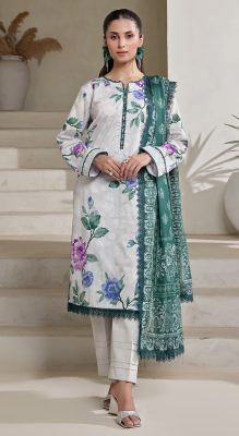Al Zohaib 3PC Digital Printed Lawn Suit – Unstitched Wholesale Lawn Set at Shahbaz Fabric Store