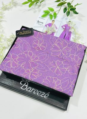 Bareeze Embroidered Luxury Lawn 3PC Suit – 70% OFF Clearance at Shahbaz Fabric Store