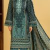 RANGREZA Printed Khaddar 3PC Suit – Airjet winter fabric with shirt, dupatta, and trouser by Allhamdullah, at Shahbaz Fabric Store.