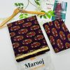 MAROOJ Bana Dora Lawn 2PC Wholesale Suits – Now at Shahbaz Fabric Store 9