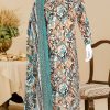 Sun Shine embroidered boring daman lawn suit with cutwork dupatta and plain trouser – wholesale collection Pakistan