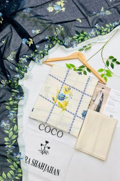 Coco Prints by Zara Shah Jahan Lawn 3PC Unstitched Suit – Premium Pakistani Lawn Dress for Women | Original Designer Summer Collection 2025 at Shahbaz Fabric Store Wholesale