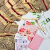 Cheery Khaddar Chamki Shawl 3PC Unstitched Winter Suit with embroidered khaddar shirt, plain trouser, and matching shawl