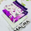 Hajra Viscose 3PC Unstitched Winter Suit – embroidered viscose shirt, plain trouser, and printed dupatta