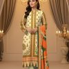 Zohra Motifz khaddar 3-piece unstitched winter suit with printed shirt, dyed trouser, and matching printed dupatta.