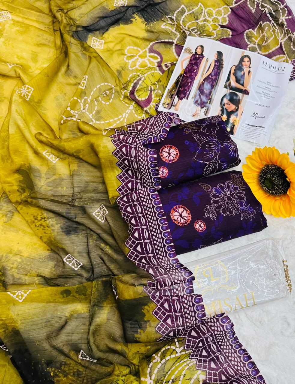 “Mahmal Lamisah Staple Bana Dera 3-Piece Suit – Winter Collection Product Card”