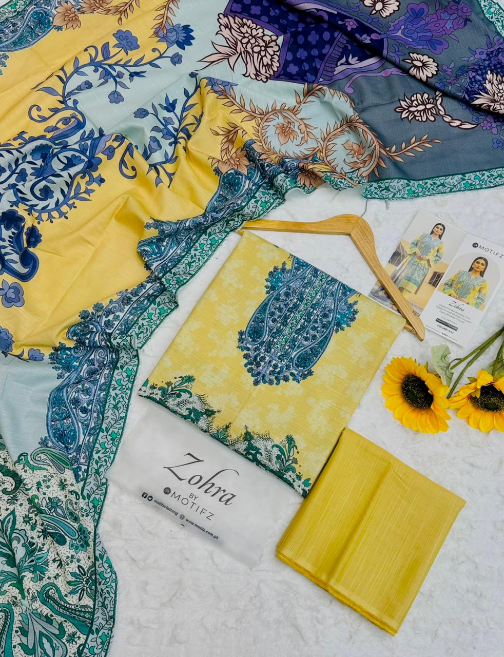 Motifz Khaddar Airjet 3-Piece Unstitched Suit – 8 Meter Winter Cutting Product Card