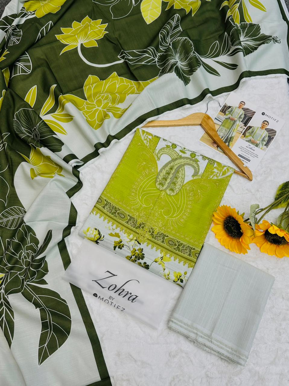 Motifz Khaddar Airjet 3-Piece Unstitched Suit – 8 Meter Winter Cutting Product Card