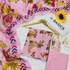M.BASICS by MARIA•B printed lawn 3PC unstitched ladies suit with shirt trouser and dupatta factory price Pakistan