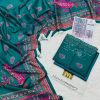 Musummrey premium linen elegant doria 3PC unstitched suit with shirt trouser and dupatta Pakistan