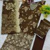Noura Exclusive Emb Lawn Chikenkari 3PC | Wholesale Suits