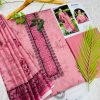 Hajra Lawn 3PC with Tarkashi Dupatta Unstitched Suit