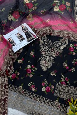 Mix Brands Luxury Lawn 3PC Hit Codes Unstitched Suit