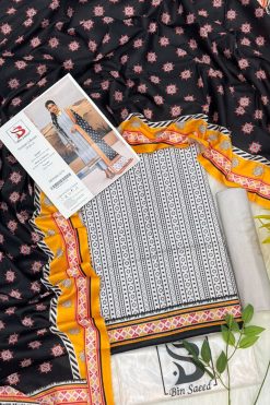 Bin Saeed Lawn Premium Collection 3PC Wholesale Suit