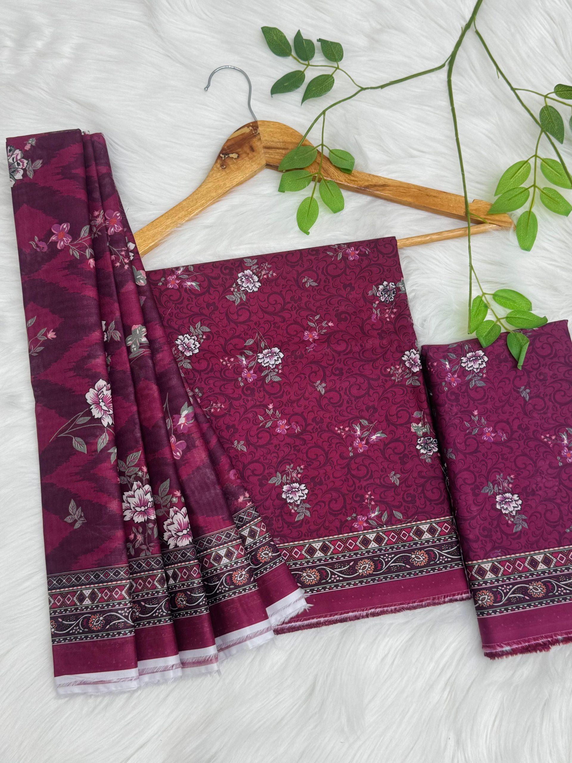 Bin Saeed Premium Unstitched Lawn 3PC Wholesale Suit