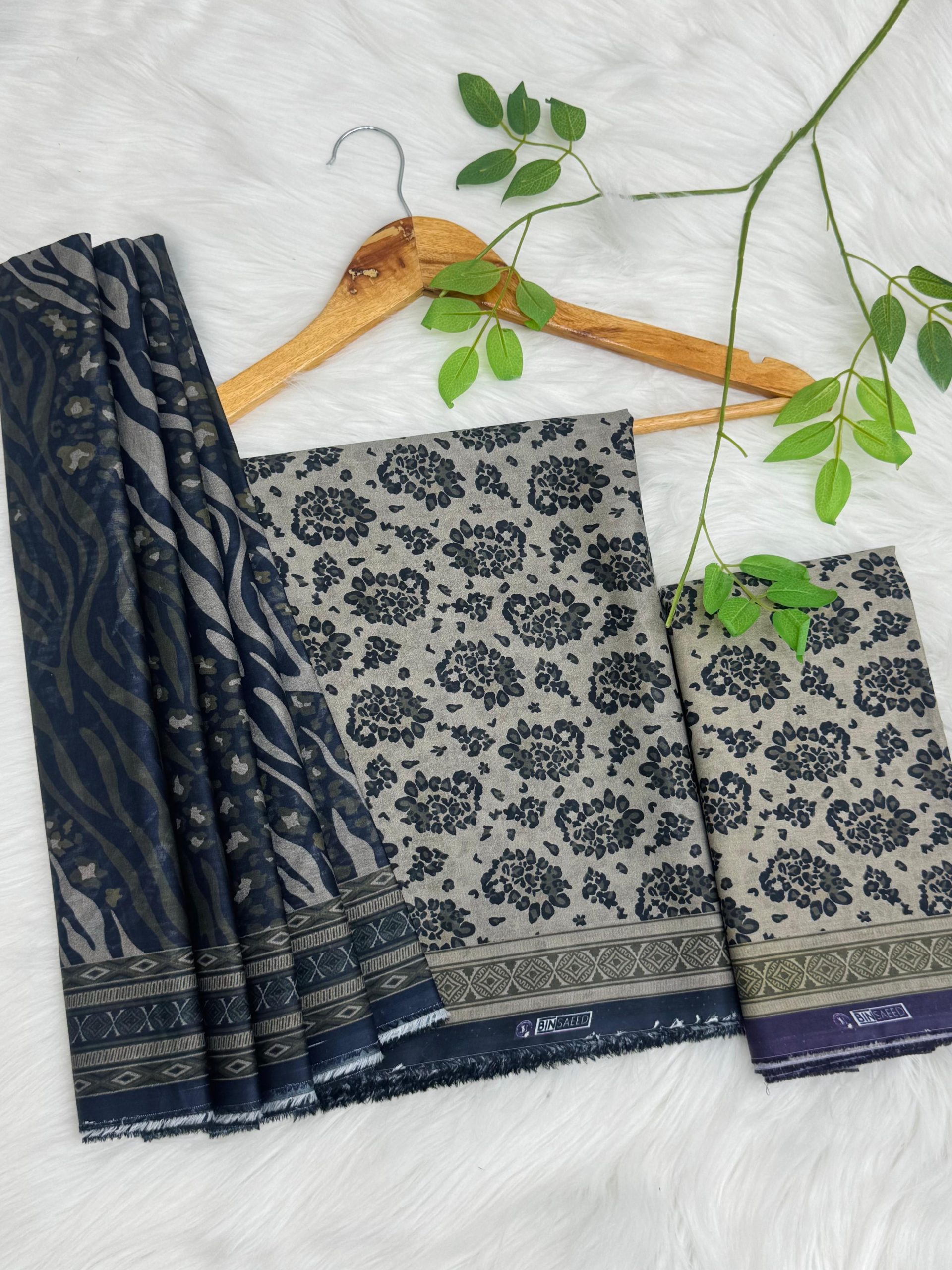 Bin Saeed Premium Unstitched Lawn 3PC Wholesale Suit