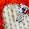HUMJOLI Embroidery Unstitched 3PC Summer Lawn Wholesale Suit
