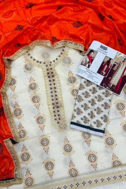 HUMJOLI Embroidery Unstitched 3PC Summer Lawn Wholesale Suit