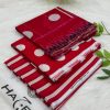 Hajra Banadora Polka Dots Lawn 3PC Wholesale Suit