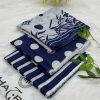 Hajra Banadora Polka Dots Lawn 3PC Wholesale Suit