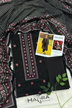 Hajra Slub Lawn 3PC Wholesale Suit