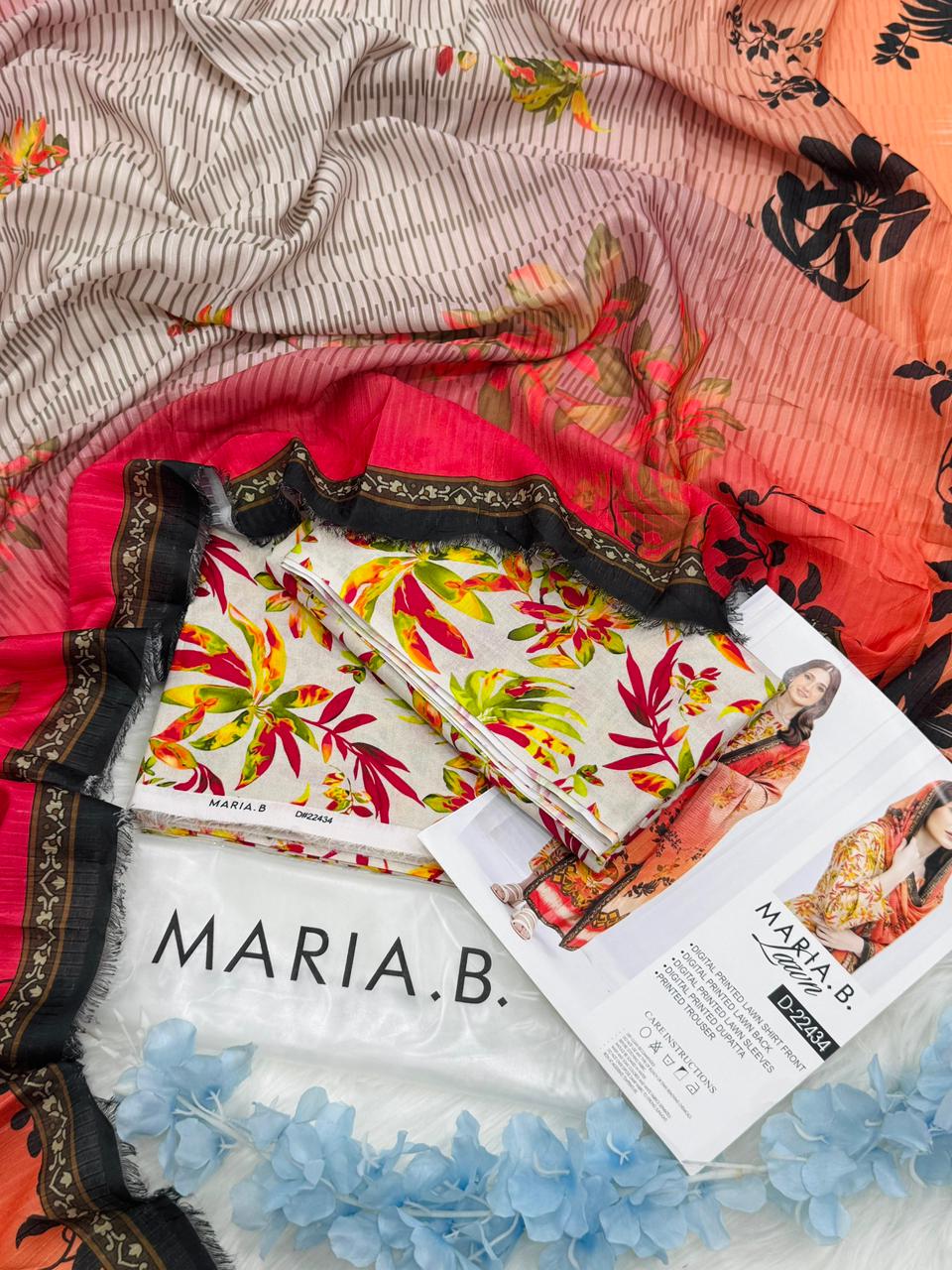 Maria.B Lawn 3PC Printed Wholesale Suit