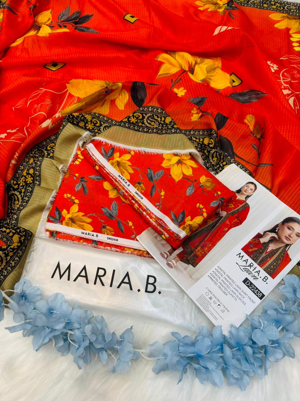 Maria.B Lawn 3PC Printed Wholesale Suit
