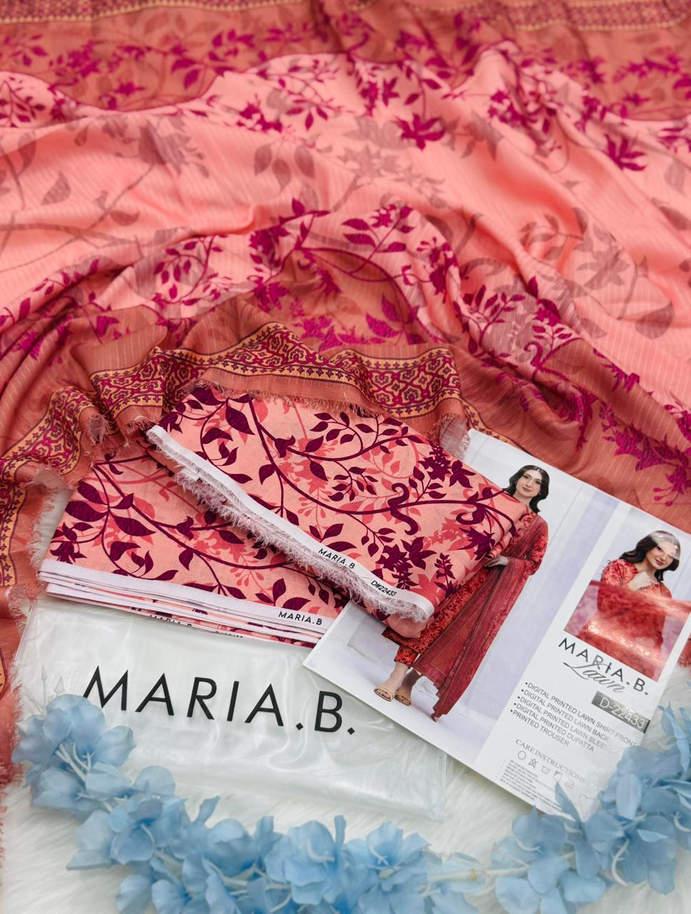 Maria.B Lawn 3PC Printed Wholesale Suit