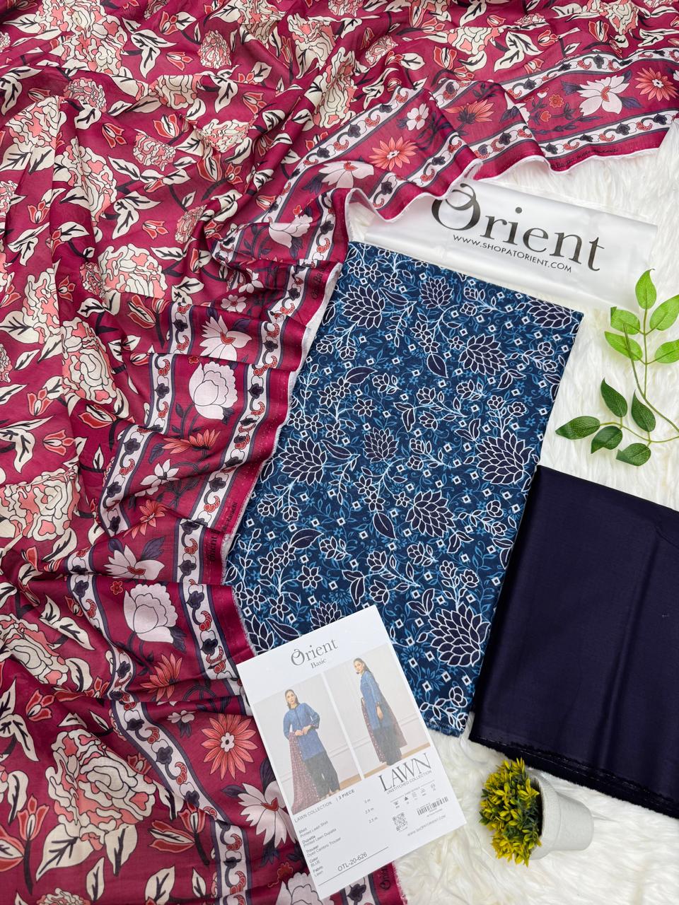 Orient Original Lawn 3PC Printed Wholesale Suit