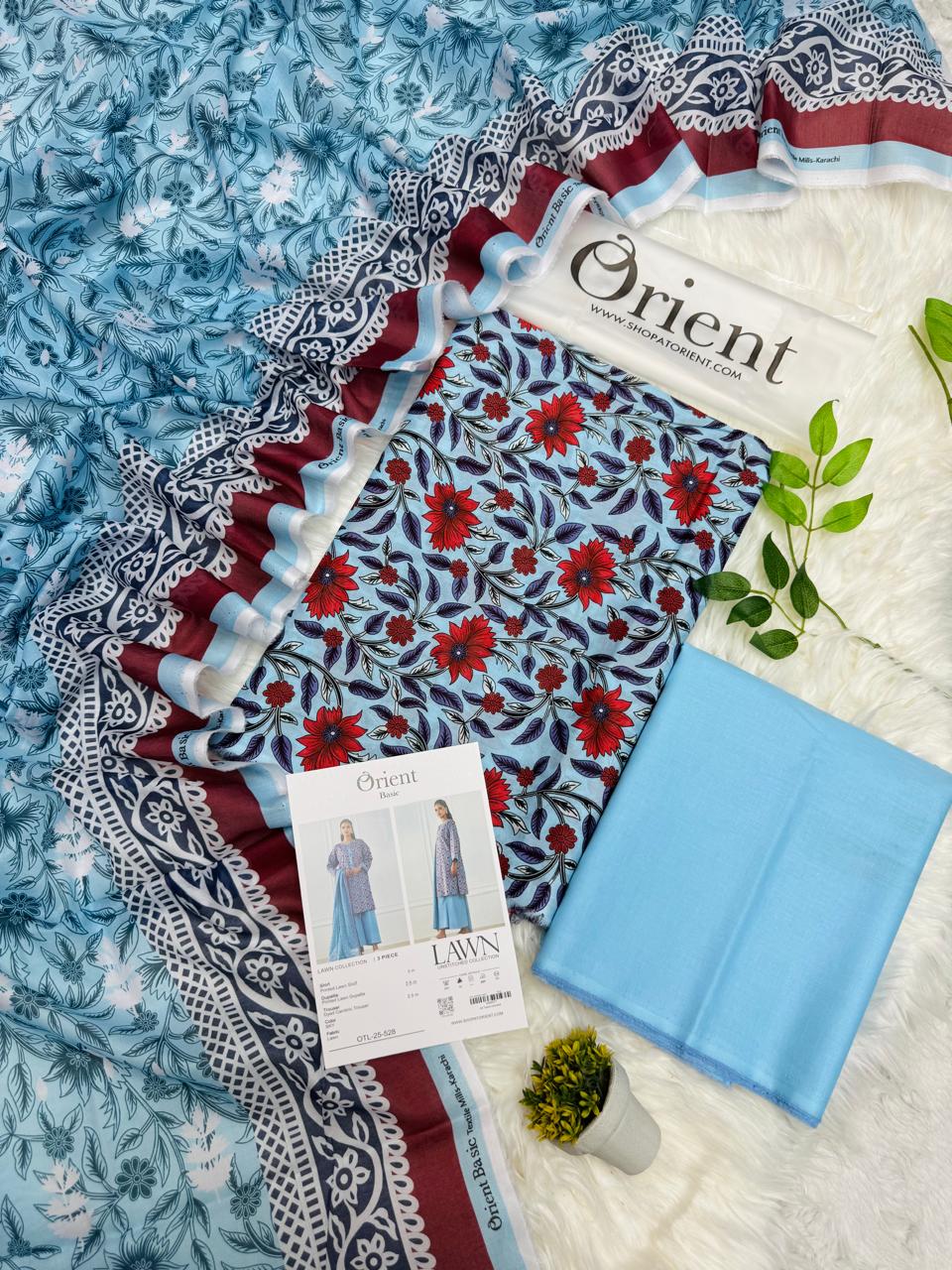 Orient Original Lawn 3PC Printed Wholesale Suit
