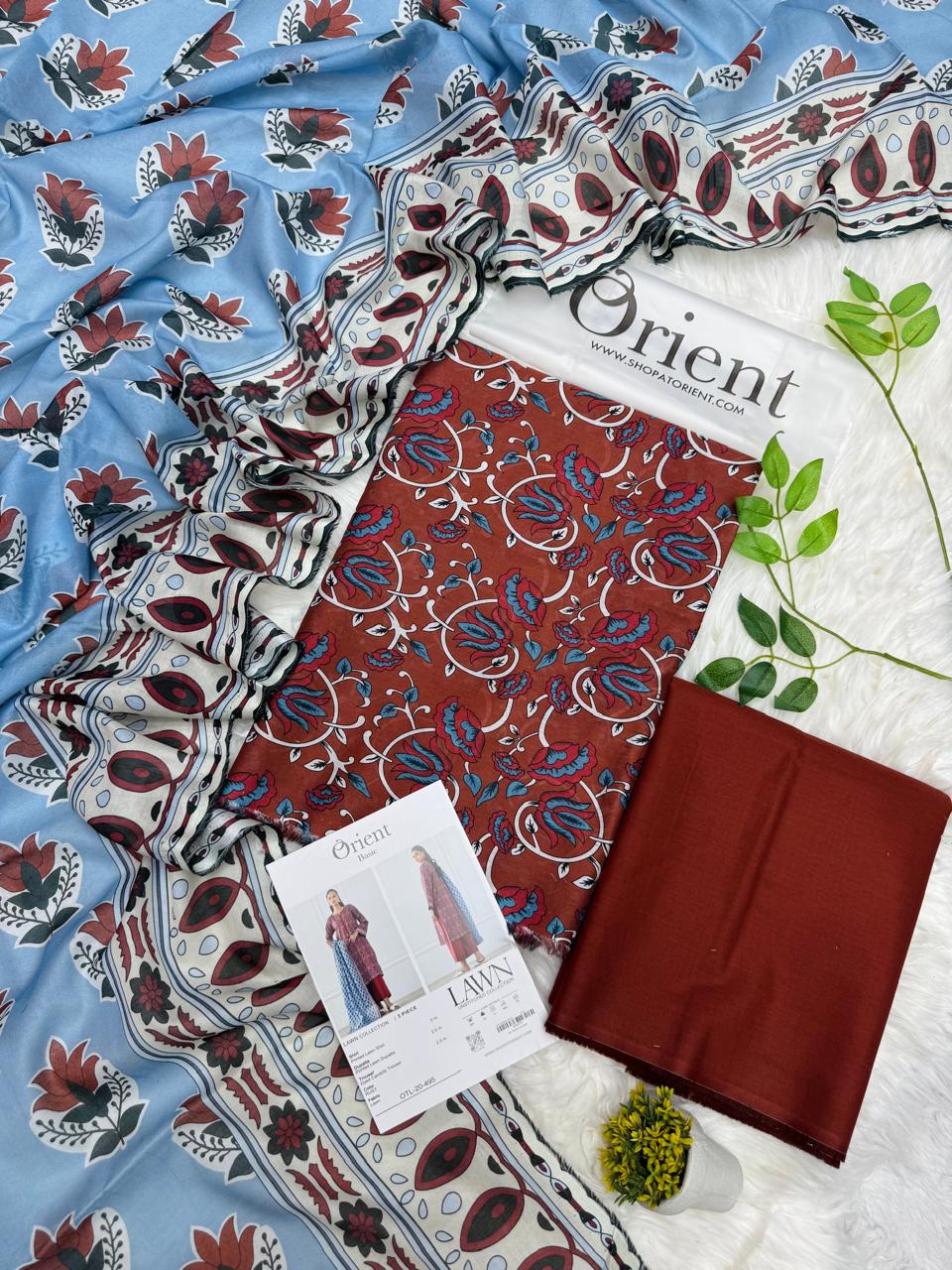 Orient Original Lawn 3PC Printed Wholesale Suit