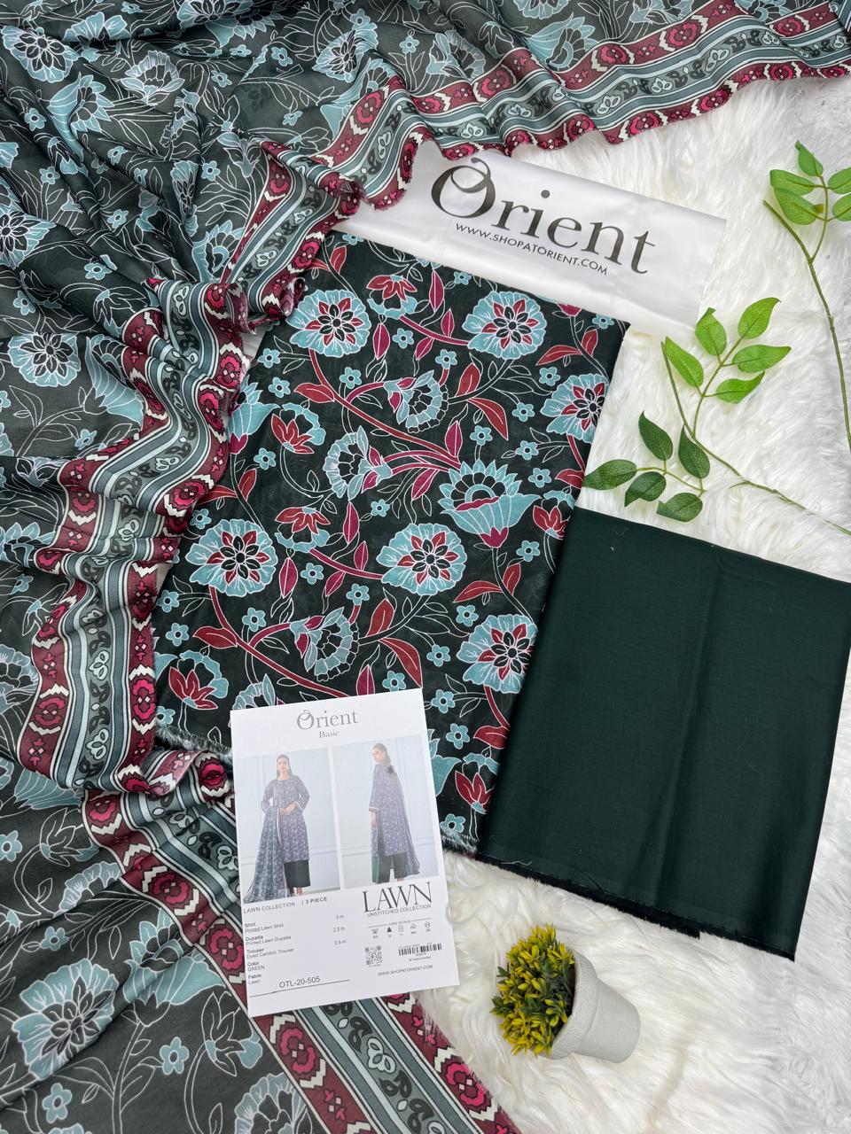 Orient Original Lawn 3PC Printed Wholesale Suit