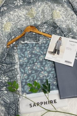 SAPPHIRE Premium Lawn 3PC Wholesale Suit