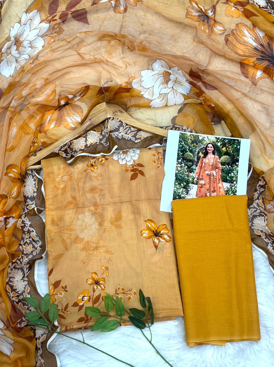 Sassi by Latif Arts Fine Lawn 3PC with Bambar Dupatta Wholesale Suit