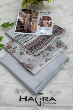 Hajra Exclusive Slub Lawn 3PC Wholesale Suit