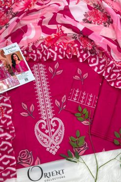 Aanchal by Orient Lawn 3PC Printed Wholesale Suit