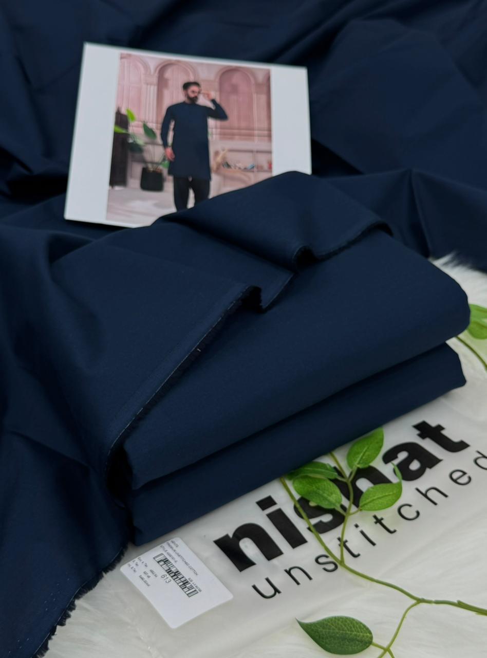 Nishat Premium Cotton Gents Unstitched Wholesale Suit