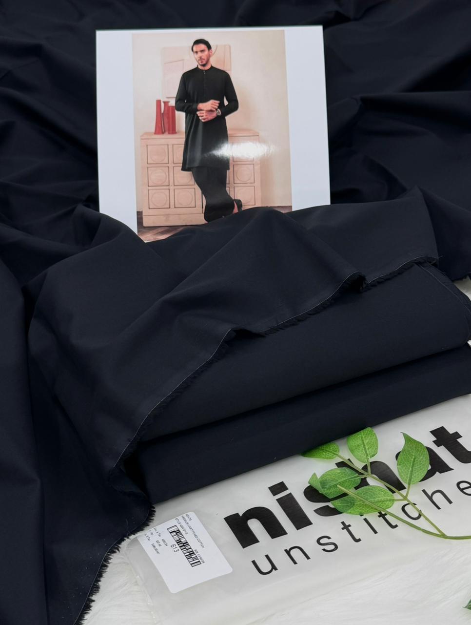 Nishat Premium Cotton Gents Unstitched Wholesale Suit