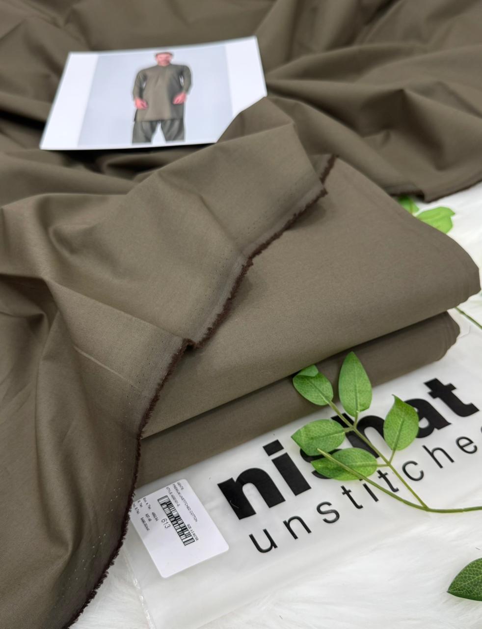 Nishat Premium Cotton Gents Unstitched Wholesale Suit
