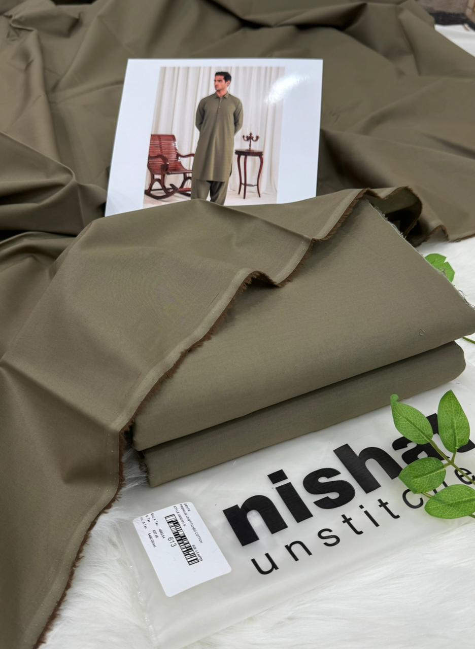 Nishat Premium Cotton Gents Unstitched Wholesale Suit